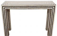 30 Best Collection of Black and White Inlay Console Tables