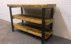 Wood and Metal Tv Stands