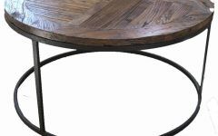 15 Collection of Industrial Round Coffee Tables