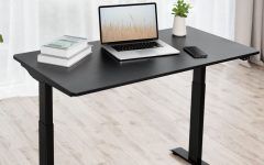 2024 Popular Espresso Adjustable Stand-up Desks