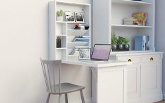 15 Best Collection of Matte White Wall Mount Desks