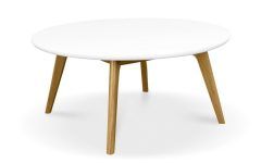 White Circle Coffee Tables