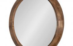 2024 Popular Wood Rounded Side Rectangular Wall Mirrors