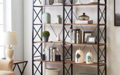 Brown Metal Bookcases