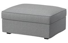 15 Collection of Gray Ottomans