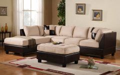 15 Best 3pc Bonded Leather Upholstered Wooden Sectional Sofas Brown