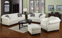 2024 Popular Off White Leather Sofa and Loveseat