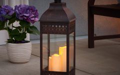 The 20 Best Collection of Outdoor Lanterns with Led Candles