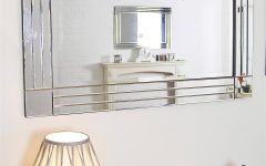 Large Glass Bevelled Wall Mirrors