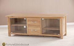 2024 Latest Wooden Tv Cabinets with Glass Doors