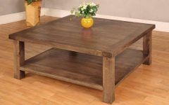 Square Wooden Coffee Table