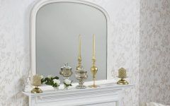 15 Ideas of White Overmantle Mirrors