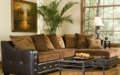 2024 Latest Chenille and Leather Sectional Sofa