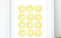 20 Inspirations Lemon Wall Art