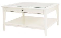 30 Ideas of White and Glass Coffee Tables