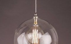 15 Best Collection of Glass Ball Pendant Lights Uk