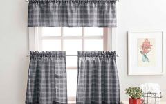 20 Inspirations Twill 3-piece Kitchen Curtain Tier Sets