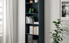 Blue Wood Bookcases