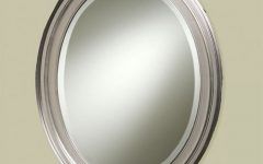 Nickel Floating Wall Mirrors
