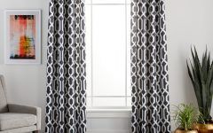 Top 20 of Edward Moroccan Pattern Room Darkening Curtain Panel Pairs