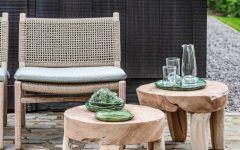 Natural Outdoor Cocktail Tables