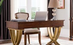 15 Best Collection of Black and Gold Writing Desks