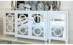 White Mirrored Sideboards