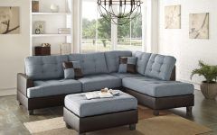 4pc Crowningshield Contemporary Chaise Sectional Sofas