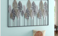 The Best Metal Leaf Wall Decor by Red Barrel Studio