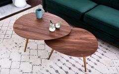 15 Photos 2-piece Modern Nesting Coffee Tables