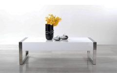 30 Inspirations White and Chrome Coffee Tables