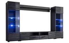 Boston 01 Electric Fireplace Modern 79" Tv Stands