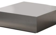Brushed Stainless Steel Coffee Tables