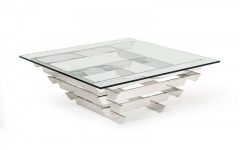 Modern Square Glass Coffee Tables