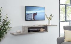 15 Ideas of Wall Mounted Floating Tv Stands