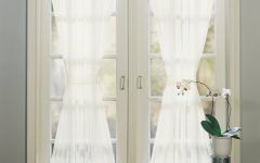 The 20 Best Collection of Emily Sheer Voile Solid Single Patio Door Curtain Panels