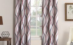  Best 20+ of Intersect Grommet Woven Print Window Curtain Panels
