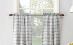 Top 20 of Lodge Plaid 3-piece Kitchen Curtain Tier and Valance Sets