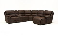 30 Collection of Norfolk Chocolate 6 Piece Sectionals with Laf Chaise