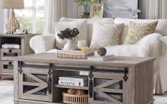Coffee Tables with Sliding Barn Doors