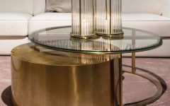 Satin Gold Coffee Tables