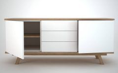 White and Wood Sideboards