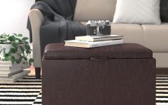 15 Ideas of Ottomans with Reversible Tray