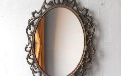 15 Collection of Antique Aluminum Wall Mirrors