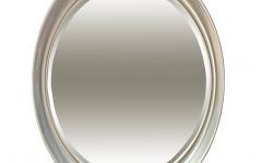 Oval Silver Mirrors