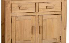 2024 Popular Aged Pine 3-drawer 2-door Sideboards