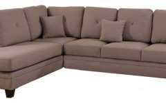  Best 15+ of 2pc Polyfiber Sectional Sofas with Nailhead Trims Gray