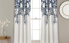  Best 20+ of Floral Pattern Room Darkening Window Curtain Panel Pairs
