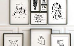 The 20 Best Collection of Bathroom Wall Art Decors