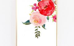 20 Best Collection of Floral Wall Art